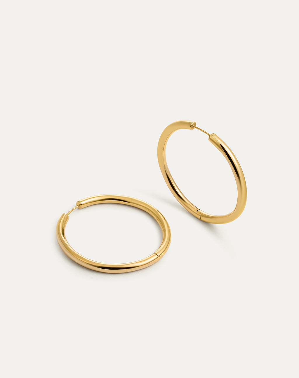 BE GOLDEN Hoop Earrings 50.0mm - Gold