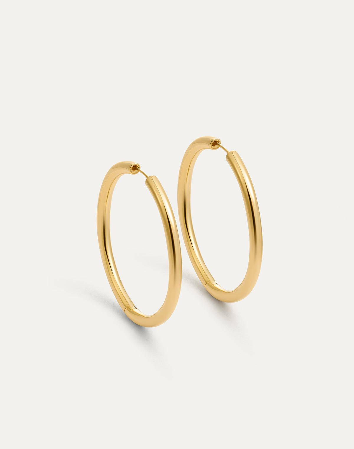 BE GOLDEN Hoop Earrings 50.0mm - Gold