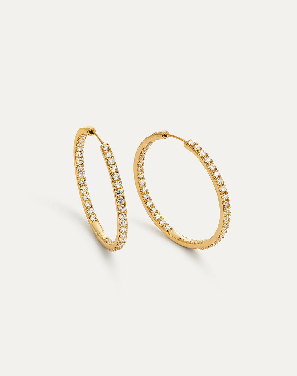 BE PLAYFUL Hoop Earrings 45.0mm - Gold