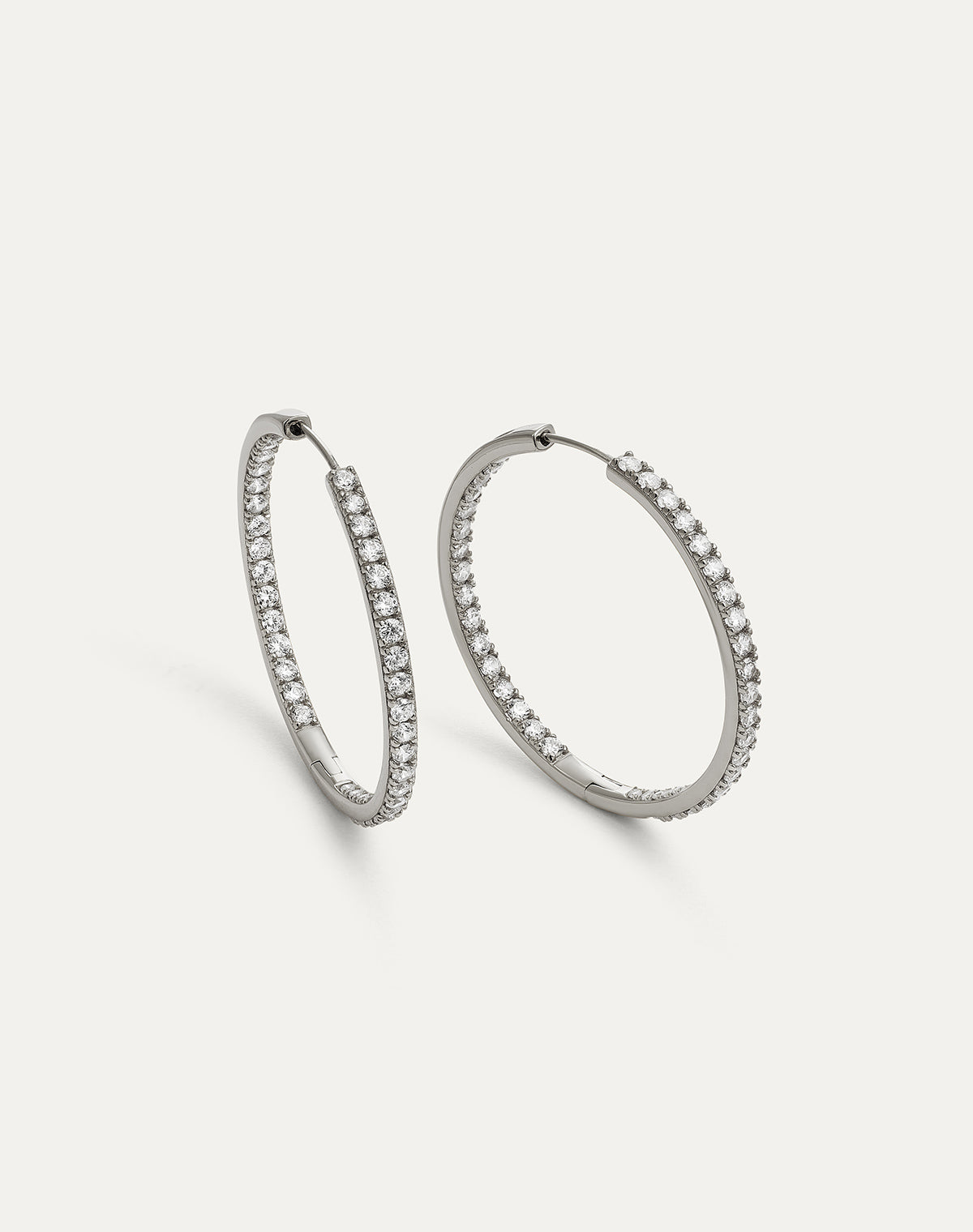 BE PLAYFUL Hoop Earrings 45.0mm - Silver