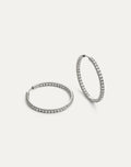BE PLAYFUL Hoop Earrings 45.0mm - Silver