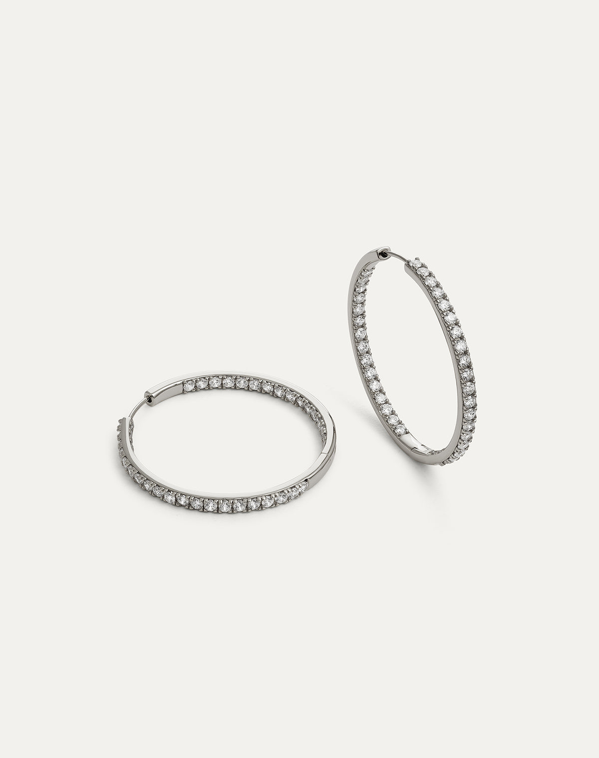 BE PLAYFUL Hoop Earrings 45.0mm - Silver