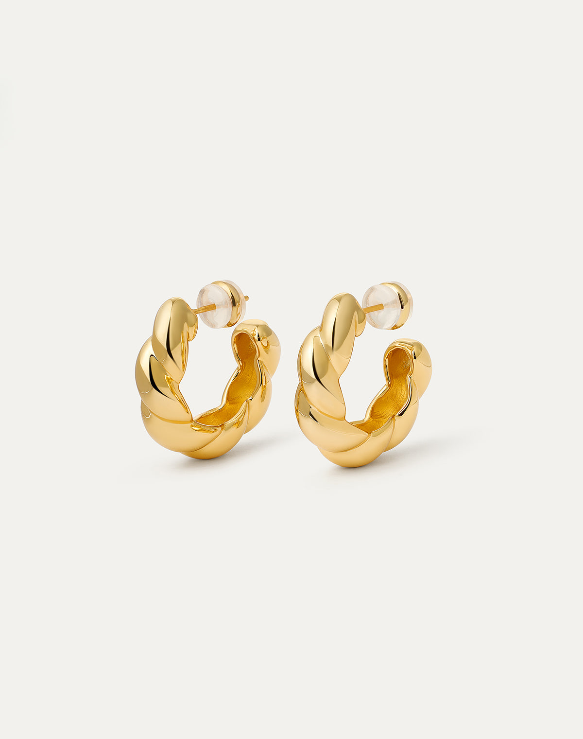 BE PROSPEROUS Hoop Earrings 28.0mm - Gold