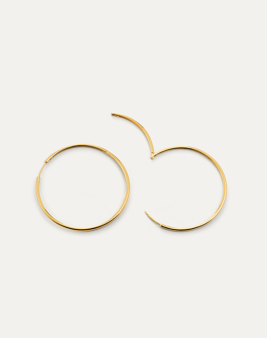 BE PROUD Hoop Earrings 55.0mm - Gold