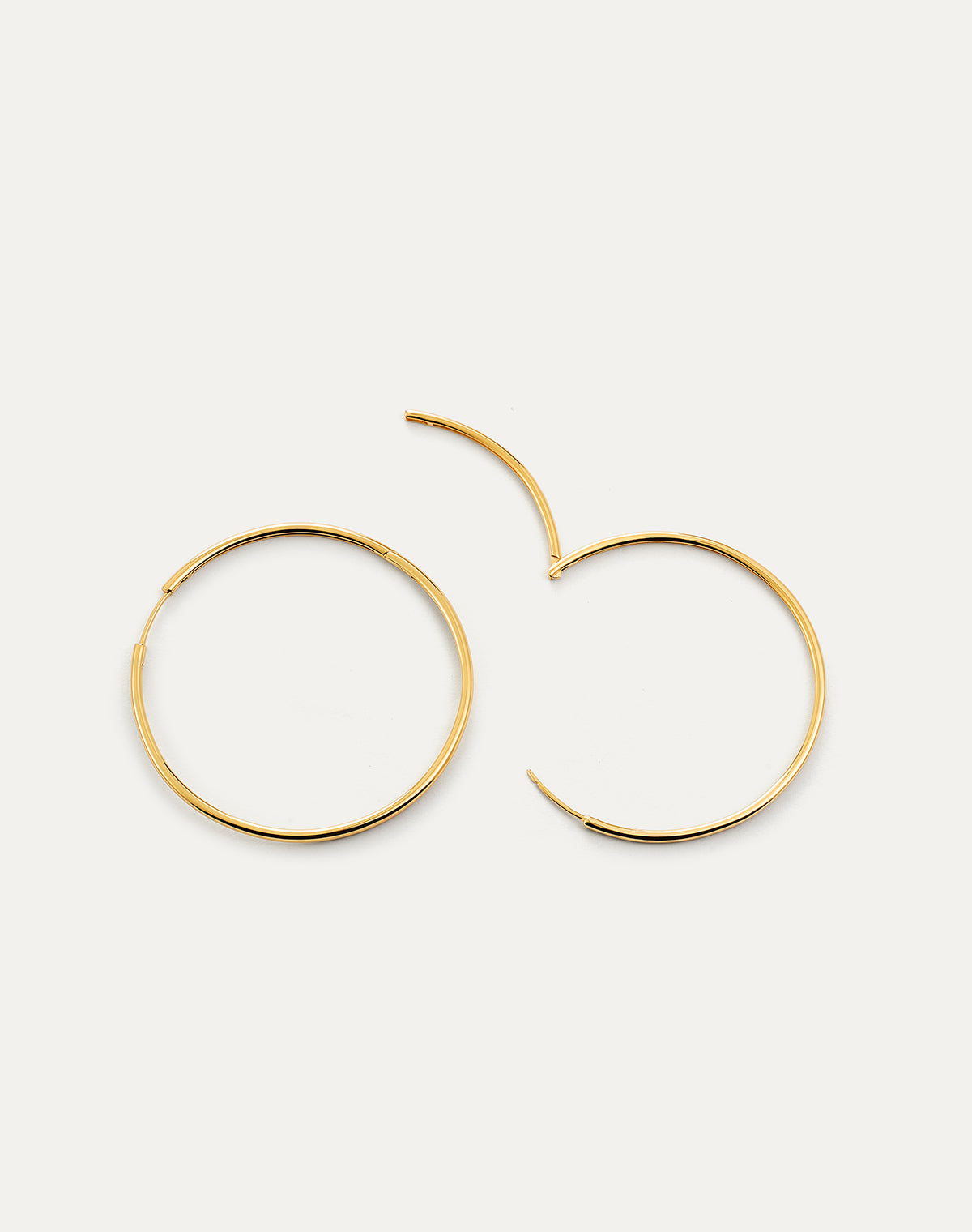 BE PROUD Hoop Earrings 55.0mm - Gold