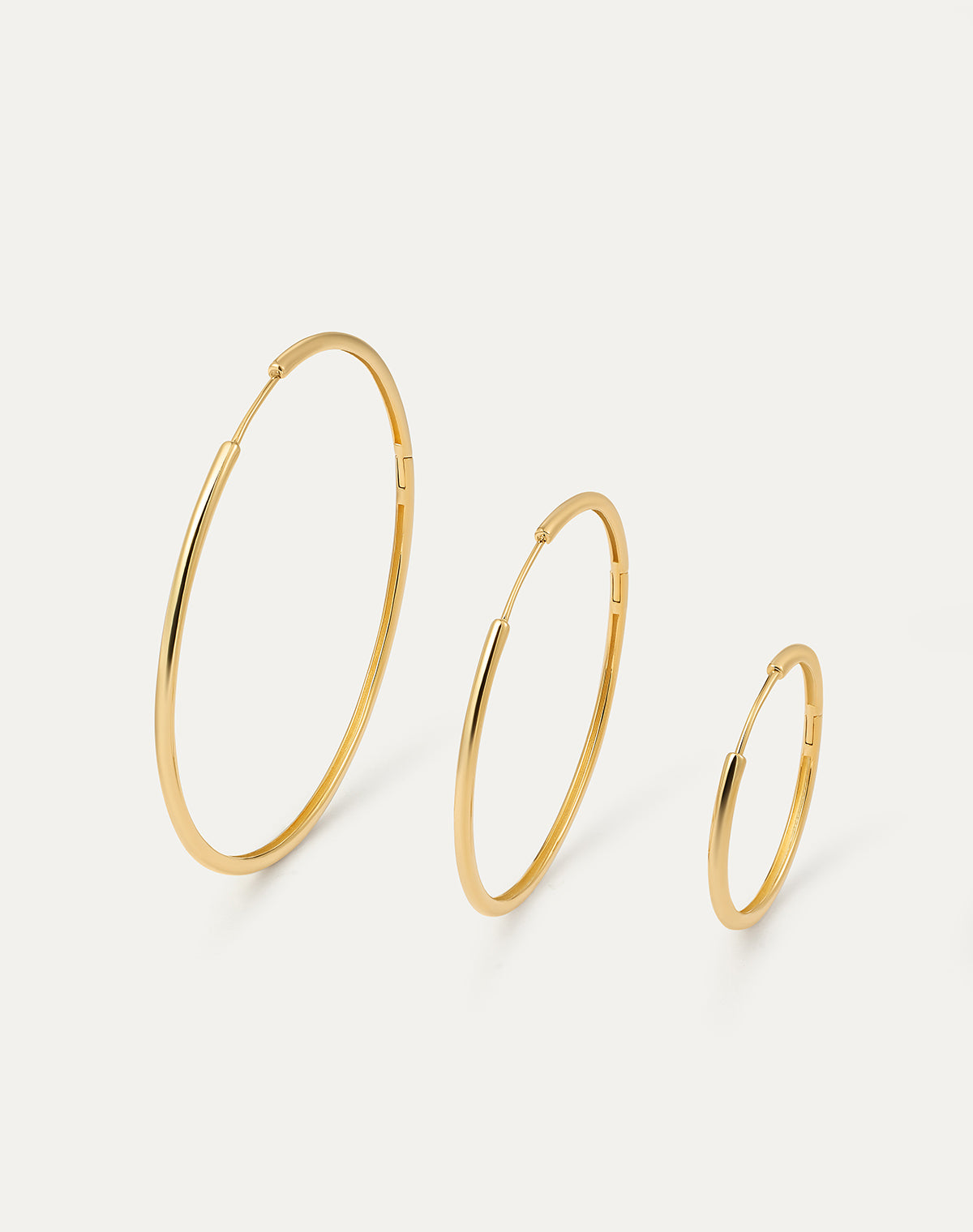 BE PROUD Hoop Earrings 55.0mm - Gold