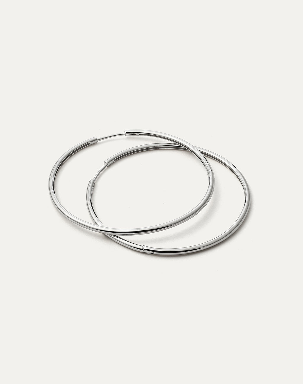 BE PROUD Hoop Earrings 35.0mm - Silver