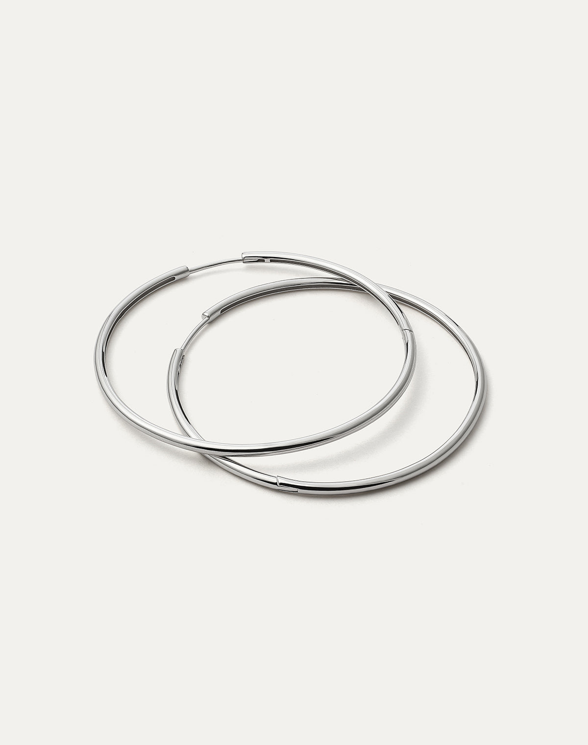 BE PROUD Hoop Earrings 35.0mm - Silver