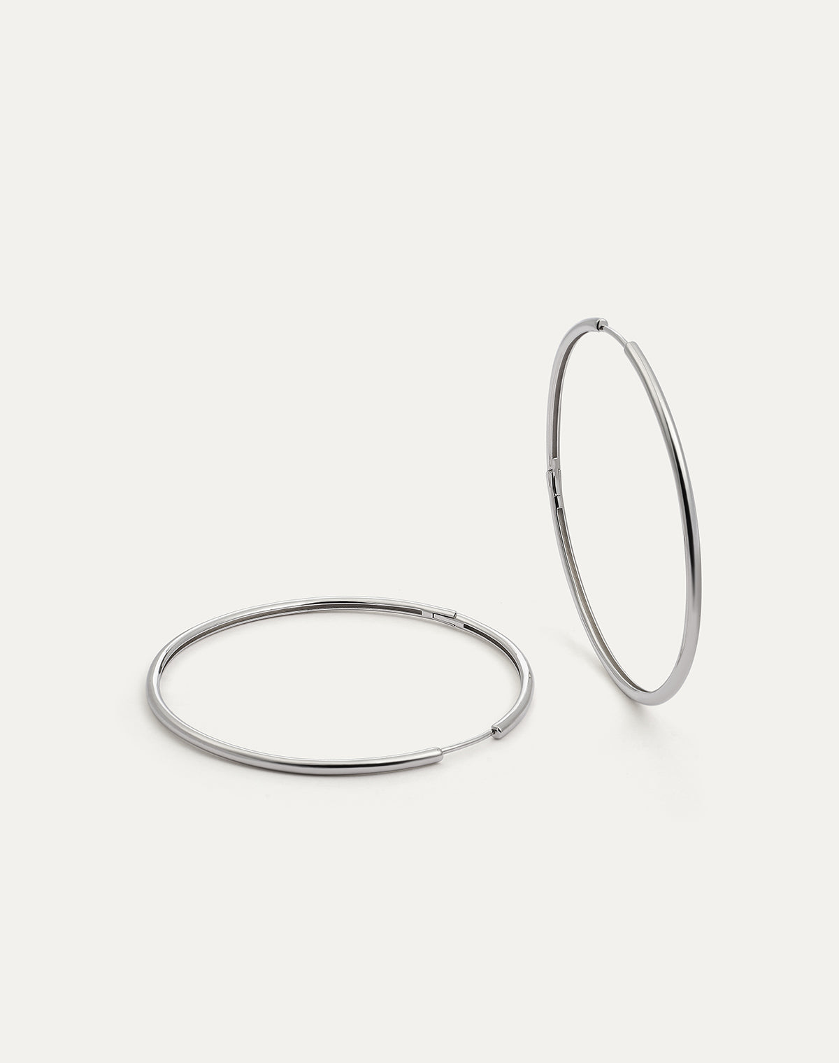 BE PROUD Hoop Earrings 35.0mm - Silver