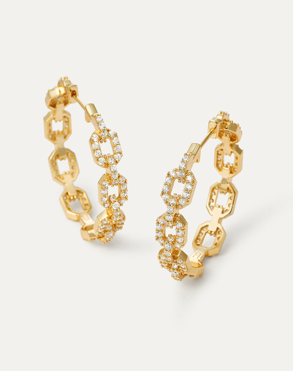 BE RADIANT Hoop Earrings 35.0mm - Gold