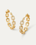 BE RADIANT Hoop Earrings 35.0mm - Gold
