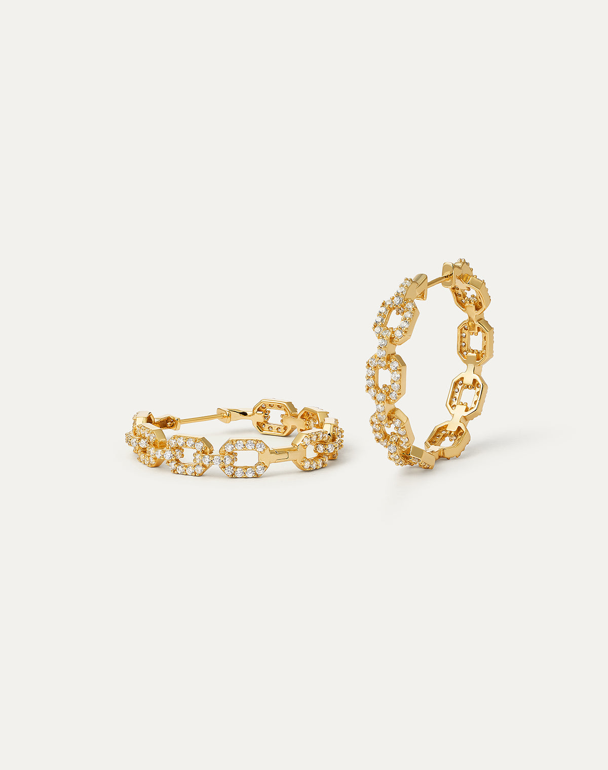 BE RADIANT Hoop Earrings 35.0mm - Gold